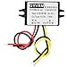 Fafeicy DC-DC 12V / 24V / 36V / 48V A 5V 3A Buck Converter Step Down Modulo di Alimentazione, per Schermo Led per Auto, Telecamera Monitor, Ventola