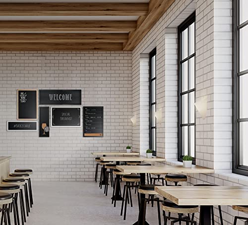 Mastervision Combo Weekly Planner Wallmount Chalkboard With Natural Cork Strip, Black Frame, 16 X 24 Inches (Pm0329168), Brown #TOP7