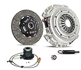 Clutch With Slave Kit Works With Chevy Astro Express Silverado Gmc Sierra WT SL LS LT SLE SLT HT Base Custom Z71 2001-2007 4.3L 262Cu. In. V6 GAS OHV Naturally Aspirated
