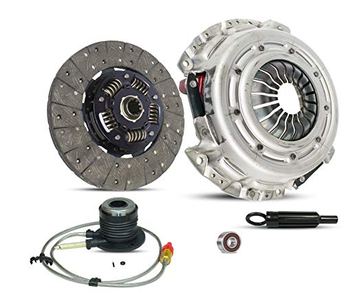 Clutch With Slave Compatible With Astro Express Silverado Sierra WT SL LS LT SLE SLT HT Base Custom Z71 2001-2007 4.3L 262Cu. In. V6 GAS OHV Naturally Aspirated (04-151S)
