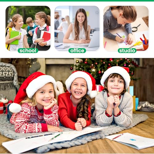 72 lápices navideños con borrador, motivos de Navidad miniatura 7