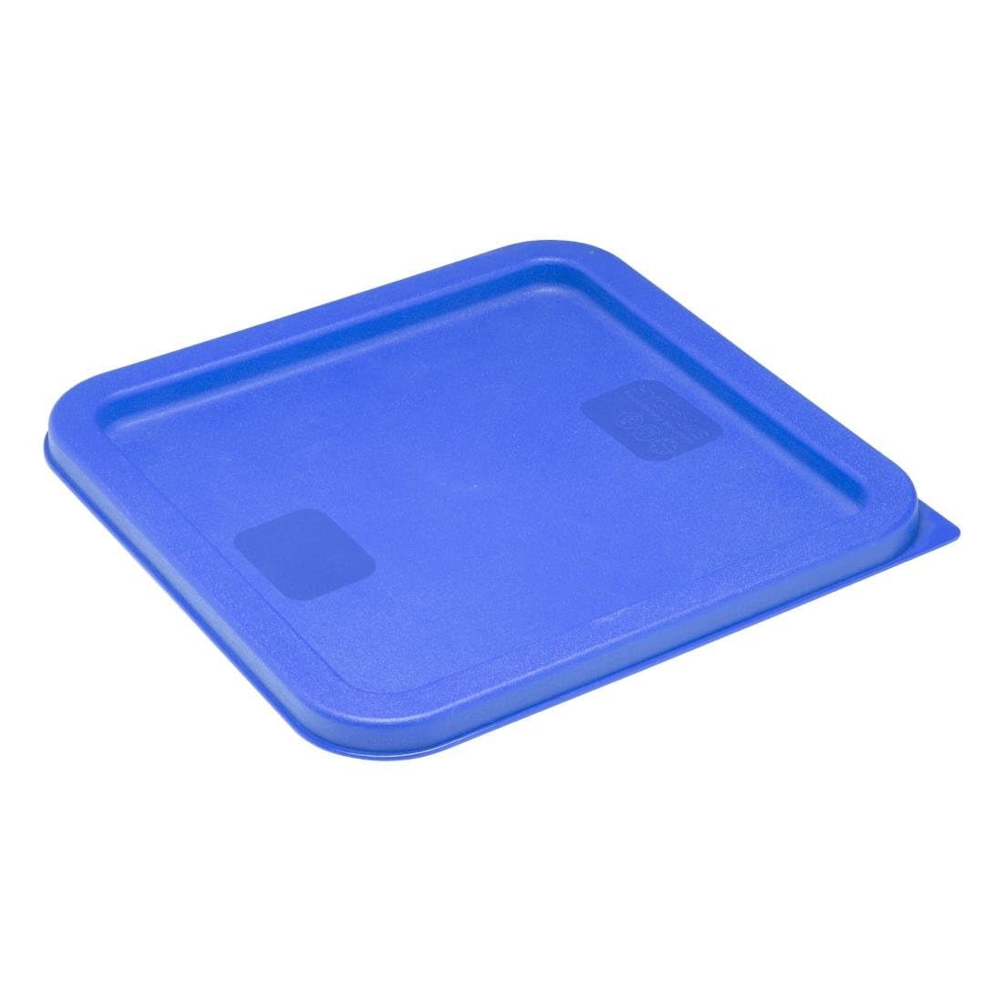 Hygiplas Blue Square Food Storage Container Lid Medium