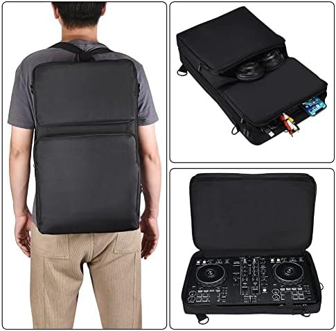 BLOOOK Torby kompatybilne z Pioneer DDJ-400 / DDJ-FLX4 / DDJ-SB3 / Hercules Inpulse 300, etui kompatybilne z Roland DJ-202 / Native Instruments Traktor Kontrol S2 Mk3