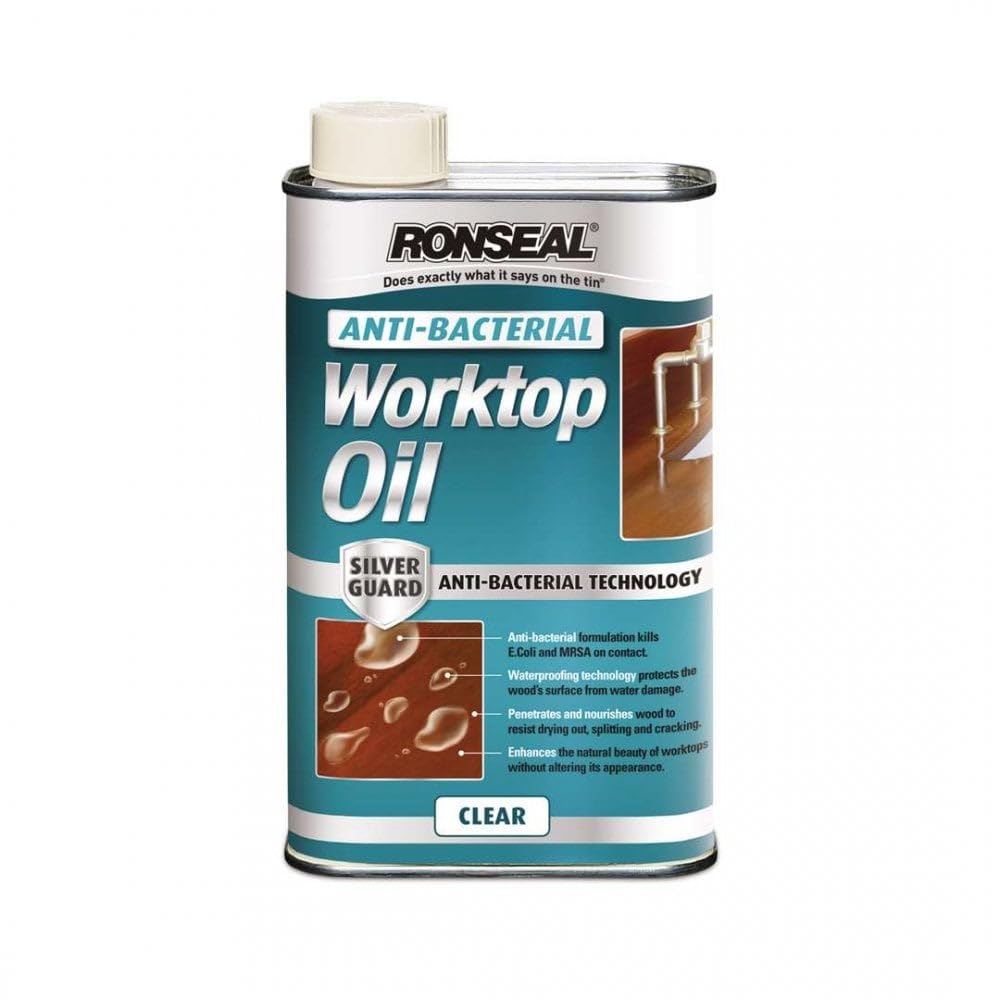 Ronseal 36224 Anti-Bacterial Worktop Oil 1 Litre