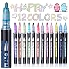 Easter basket essentials 12 colors shimmer markers outline glitter pens easter basket stuffers for teens teen girl gifts trendy stuff art supplies crafts gifts for 4 12 year old girls  urban country home decor