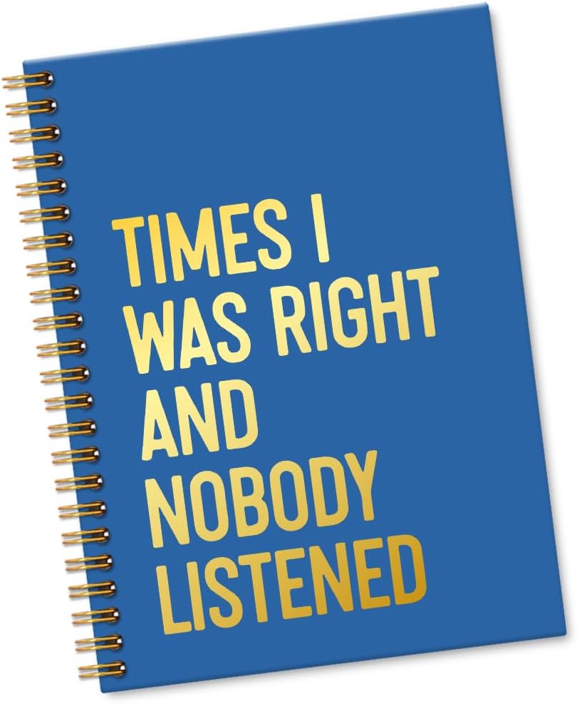 160 Blank Pages Spiral Notebook, Coworker Appreciation Gifts, Funny Sarcastic Notebook Gifts for Coworker Colleague Friends Office Worker (PNB122)