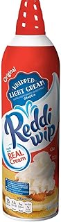 Reddi Wip Real Cream Whipped Topping, 15 Ounce -- 12 per case.