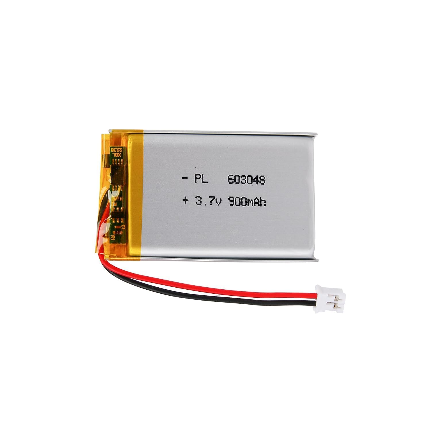 Batería Lipo 3.7V, 380mAh 702030 a Iones de Litio con conexión 2P-PH con Paso 2,0 mm — view 62