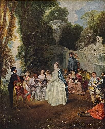 Peinture murale art Watteau pour raviver un mur blanc vide