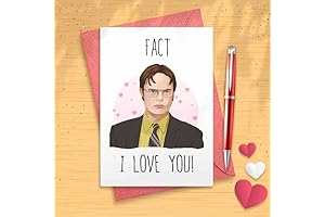 Dwight Schrute Card - for Husband Wife, Valentine Card, Love You Card, Any Occasion