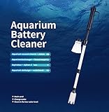 fdsmall Fish Tank Cleaner Aquarium Gravel Cleaner Electric Fish Tanks Cleaning Tools Adjustable Water Flow Aquarium Cleaner Kit Gravel Vacuum (Plug) - Image 7