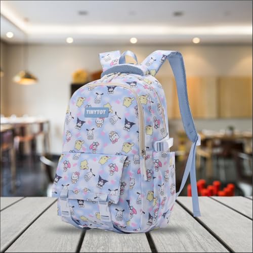 Image of Tinytot 30 Litre Japanese Korean Style School Bag Water-Resistant Laptop & Travel Backpack - Unisex Large 18 Inches Multipurpose Student Backpack for Boys & Girls, Men & Women