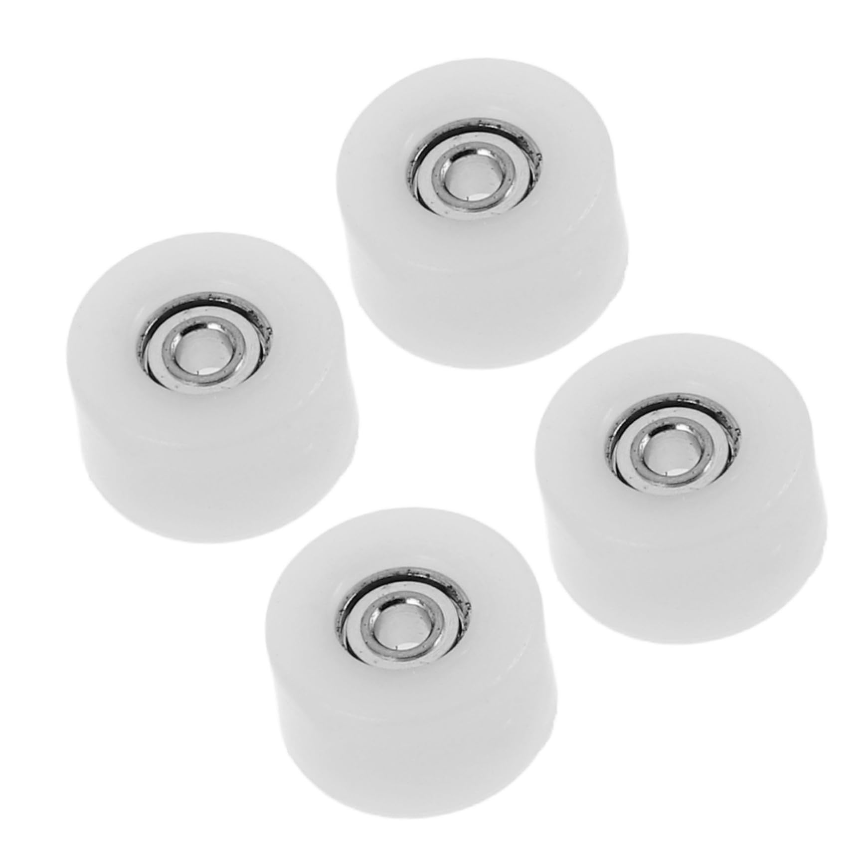 KONTONTY 4pcs Mini Finger Skateboard Wheels with Bearings Professional High Speed Skateboard Wheel Set Color for Finger Skateboarding and Tricks