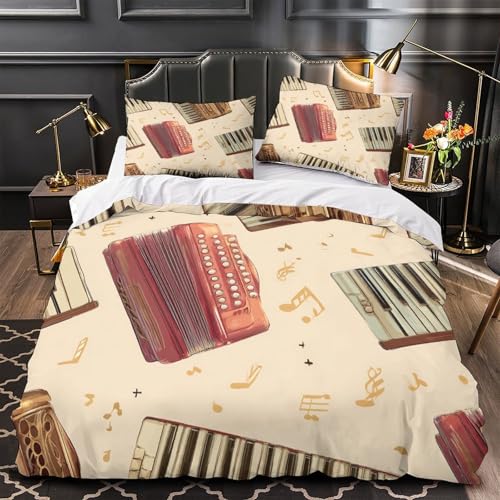 Parure de lit notes musicales pour des nuits douces en musique - 2