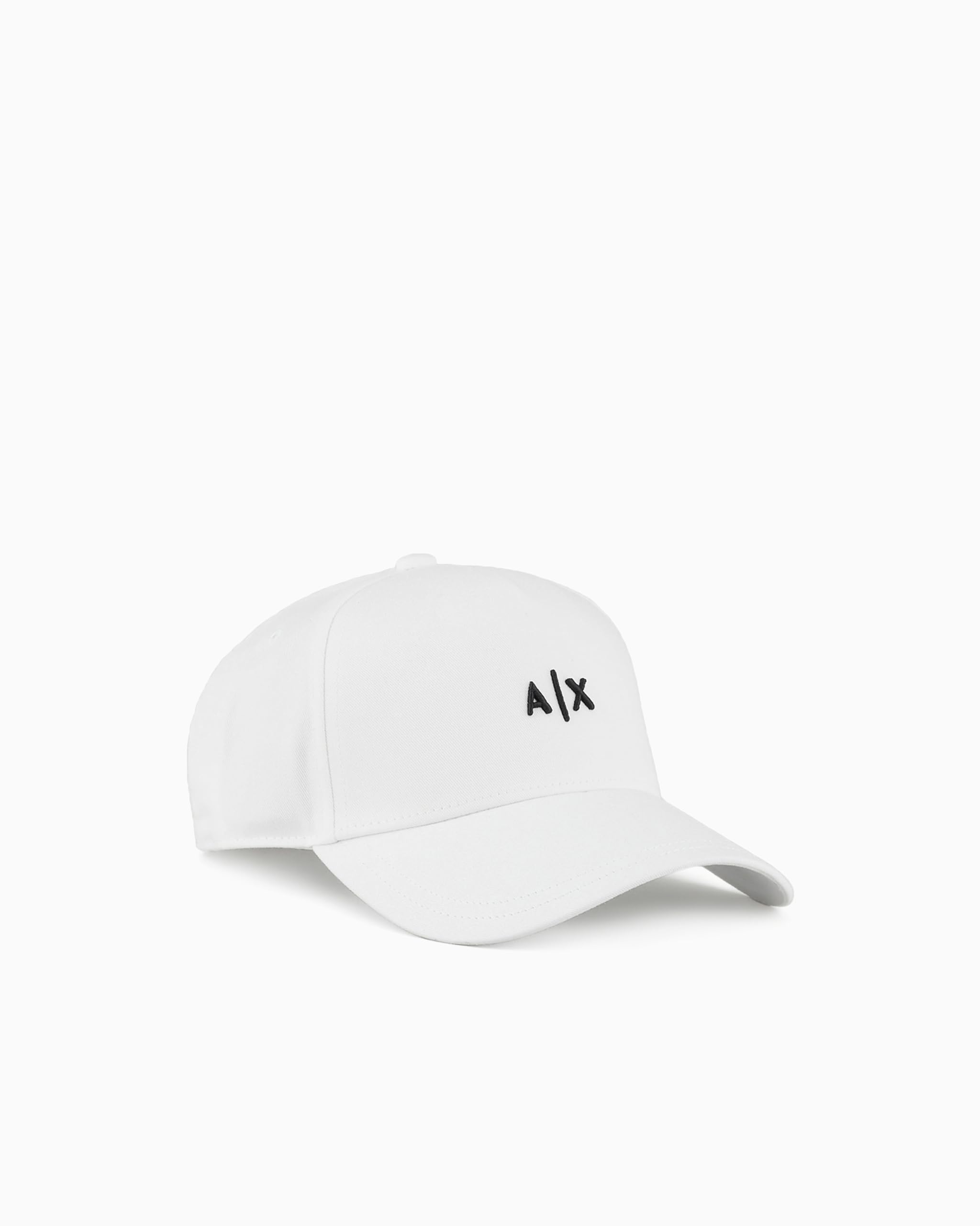 Armani Exchange Hat with Logo, White, One Size