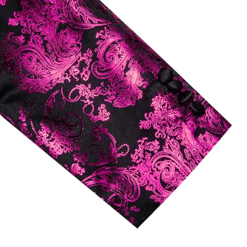 Image of Barry. Wang Men's Sport Coats & Blazers Flower Suit Jacket 1 Button Paisley Tuxedo Mardi Gras Carnival Parade Gift
