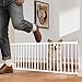 Yoochee 10''-15.8'' Height Adjustable Dog Gate, Extra Wide 18.1