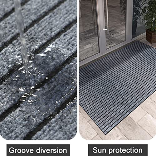 Tapis d'extérieur découpable pour éliminer la boue des chaussures - 4