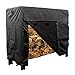 KHOMO GEAR - Heavy Duty Log Rack Cover - 4 Feet - Panther Series - Black