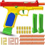 Automatic Shell Ejecting Toy Gun Pistol, Soft Bullet Toy Gun for Boys, Education Model Realistic Toy...