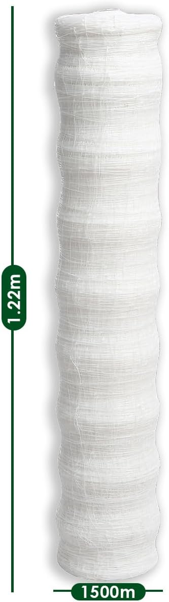Trellis Netting, Aaamazing Netting, Scrog Net, Trellis Net, 4ft x 4920ft Roll, for Climbing Plants, Cut Flower Support, Garden, Grow Pea, Bean, Grape Vine, Mesh, Heavy Duty, 6x6 Inch Squares