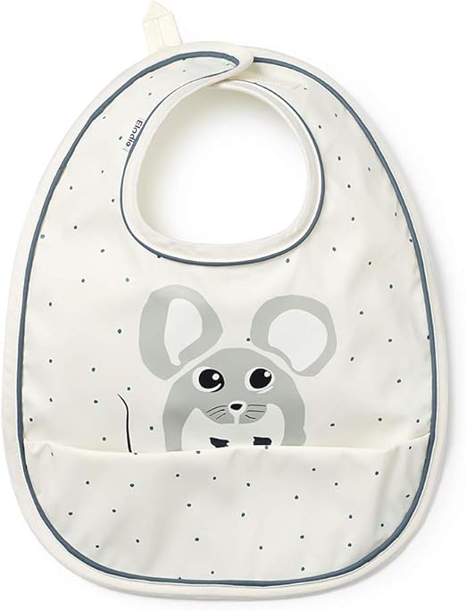 Elodie Details Nursing & Feeding,Bibs,Feeding Bibs Elodie Details Baby Feeding Bib for Baby and Toddlers, Waterproof with Pocket, Scandinavian Design (Forest Mouse Max)