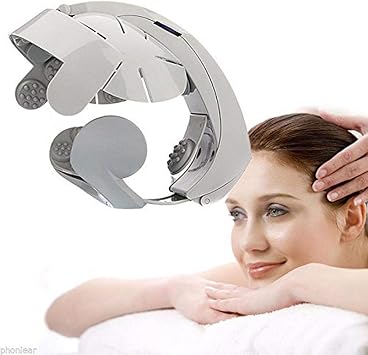 vinmax Electric Head Massager Helmet Cap Scalp Brain Massage Relax Acupuncture Points