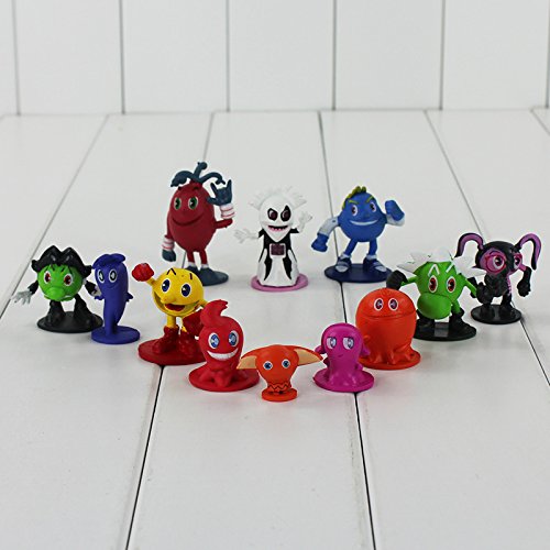 Buy 12pcs/Set Pacman Pixels Action Figures Toys Pac-Man