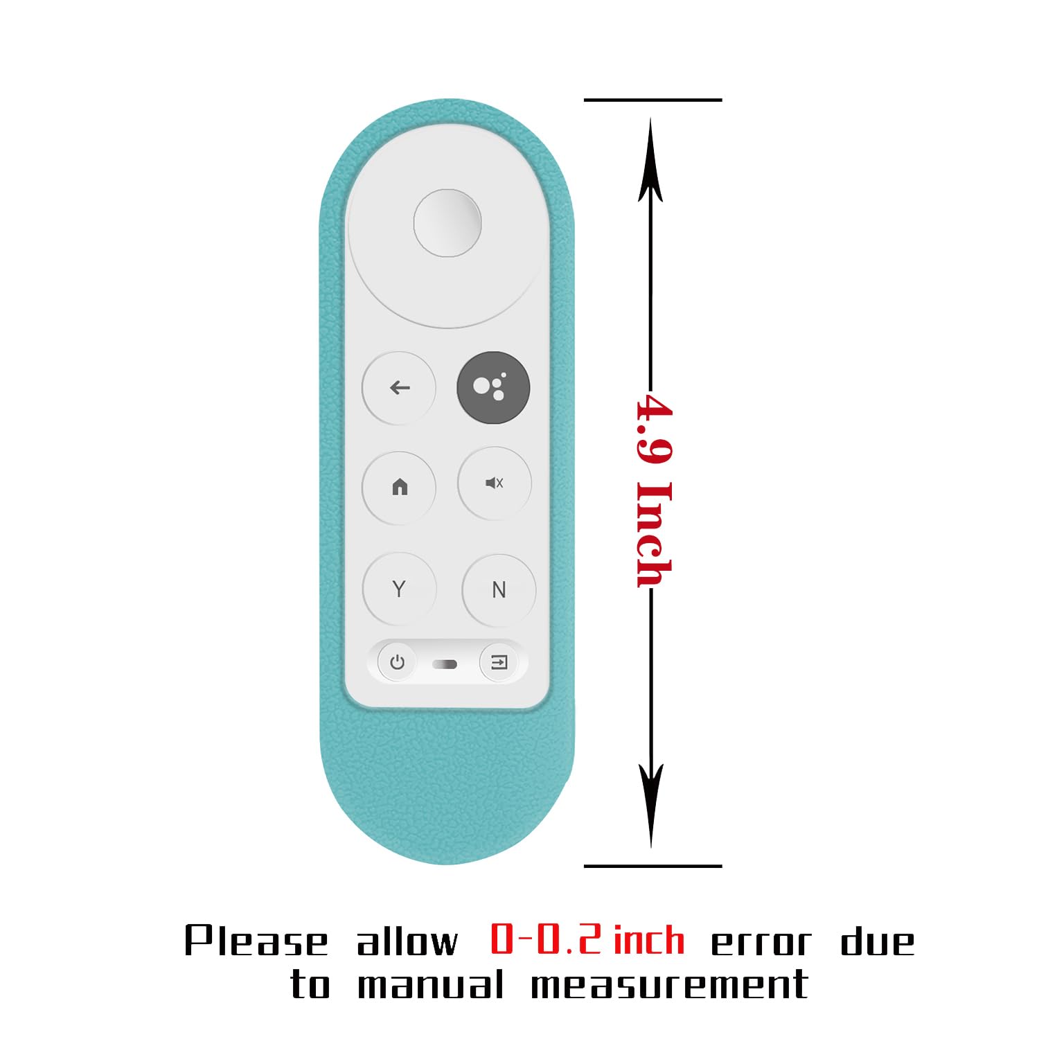 Custodia protettiva in silicone per Chromecast con telecomando vocale