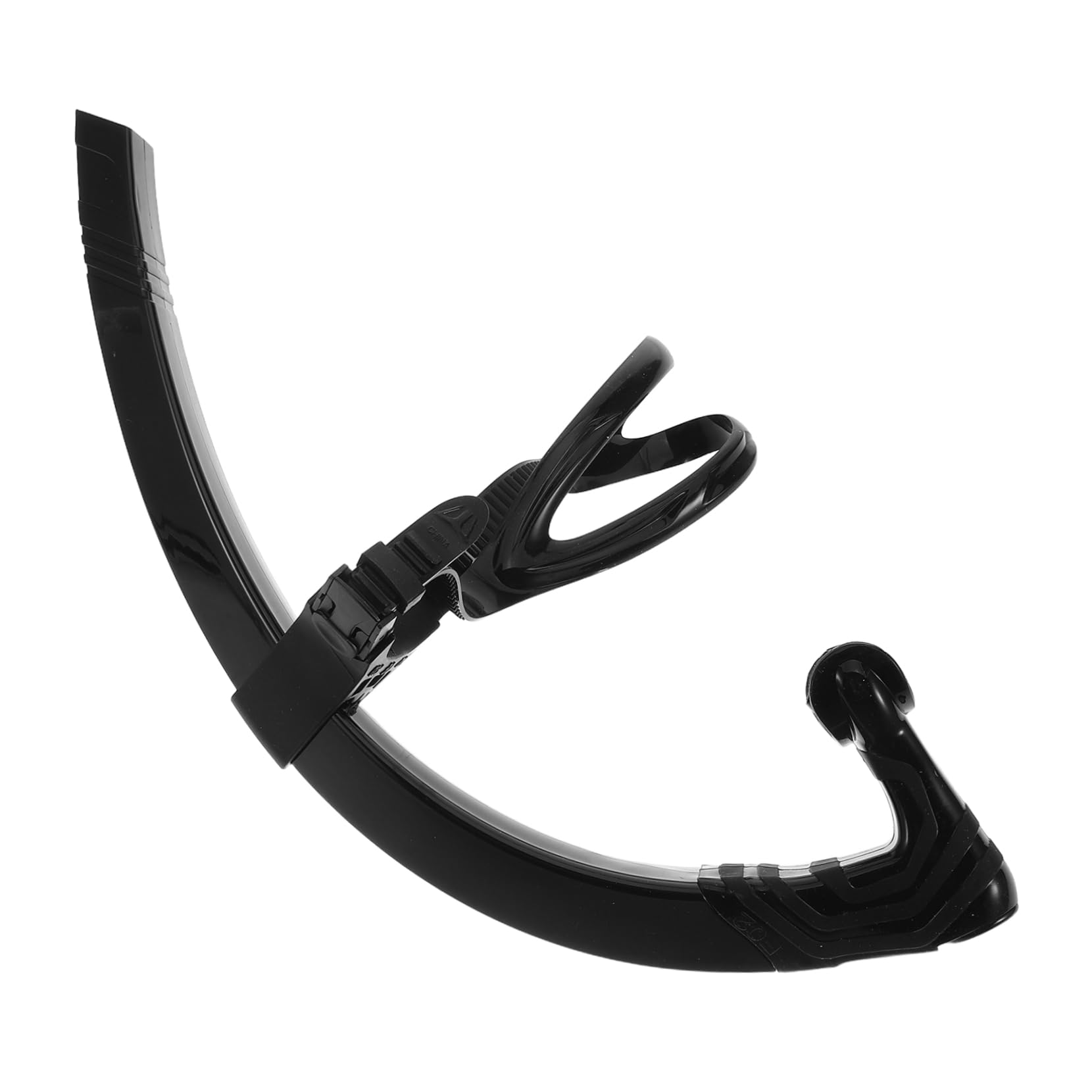 Snorkel para Nadar Diadema Ajustable Equipo De Snorkel Boquilla De Silicona De Montaje Central Válvula De Purga Unidireccional para Piscina y Aguas Abiertas