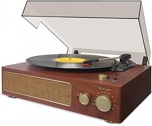 Os Melhores Toca-Discos Custo Benefício para Reviver o Som do Vinil com Qualidade 2 Raveo Studio Maple – Estética vintage e experiência funcional completa