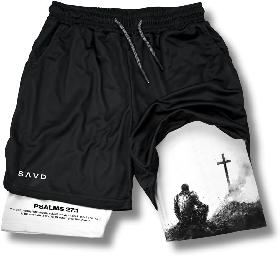 SAVD Christian Performance Shorts - Men’s Gym & Sport Shorts