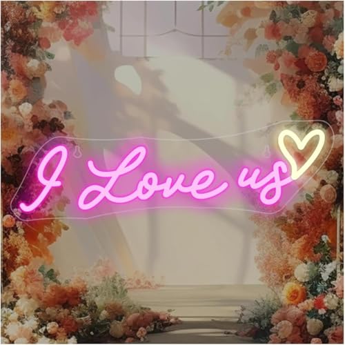 Lampe au néon Je nous aime, le cadeau idéal pour demande en mariage et fête