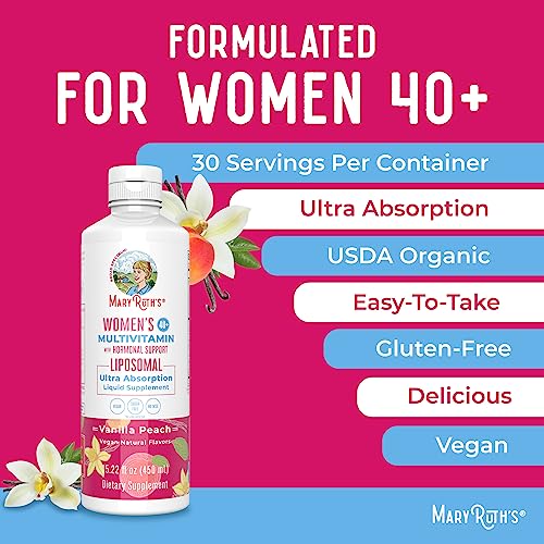 Maryruth Organics Vitamin Drop For Women 40+, Sugar Free Multivitamin Liquid, Immune Support Supplement, Mood Balance, Vegan, Non-Gmo, 15.22 Fl Oz, Pack Of 1 #TOP2