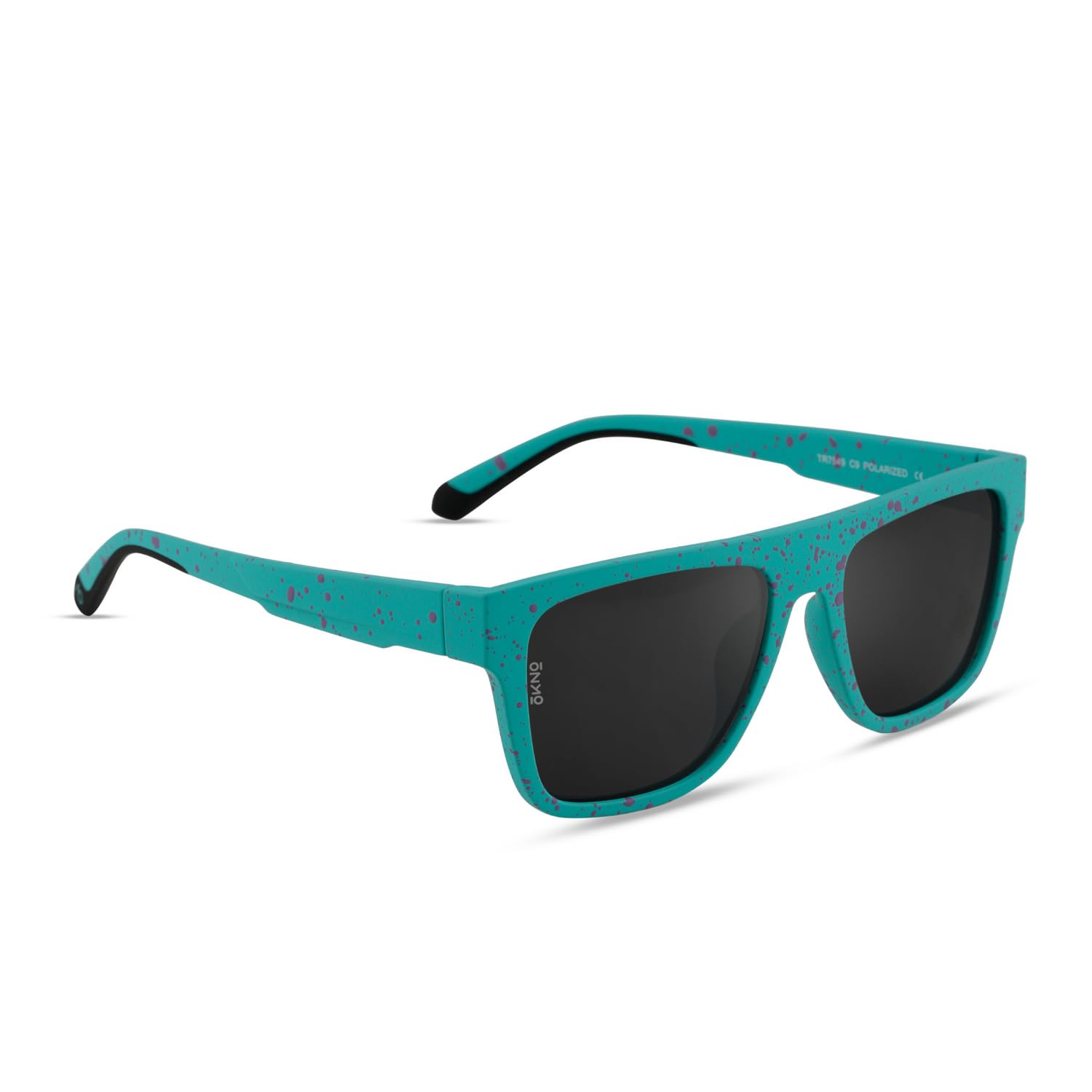 OKNO | Polarized Full Rim Rectangular Branded Stylish Sunglasses For Men & Women | 100% UV Protection Shades | Cricket Sports Cycling Driving | Medium | Helios-image-17