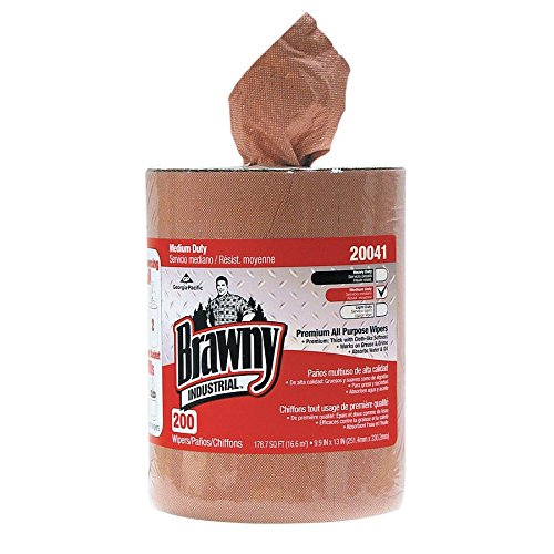 Pacific 20041 Brawny AllPurpose Dry Wipe Refills 13 X 10 Orange 2 Rolls/Carton