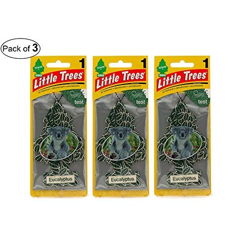 Little Tree Car Air Freshener Eucalyptus (Pack of 3)