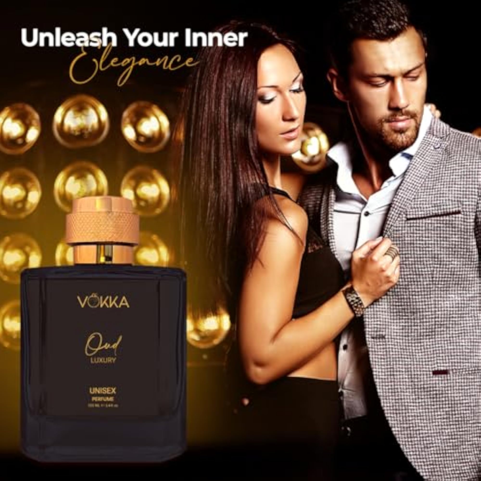Unisex Oud & Aqua Perfume Gift Set, Pack of 2