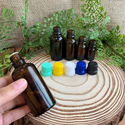 Frasco de Vidro 50ml com Batoque Gotejador (20 Pecas) Cor:Azul Escuro