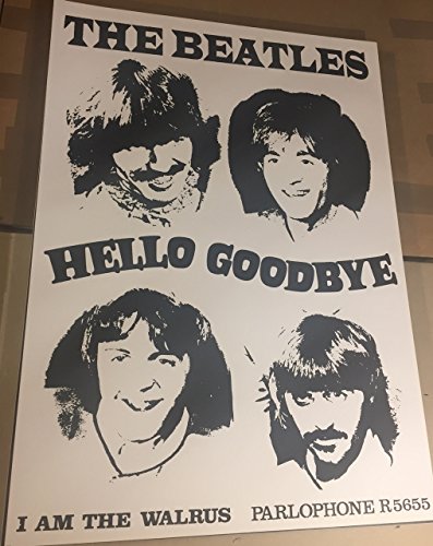 AFFICHE – The Beatles – Hello Goodbye – 59×84 cm – AFFICHE / POSTER - Les Beatles, Paul McCartney, John Lennon, RIngo Starr, George Harrison AFFICHE - The Beatles - Hello Goodbye - 59x84 cm - AFFICHE / POSTER