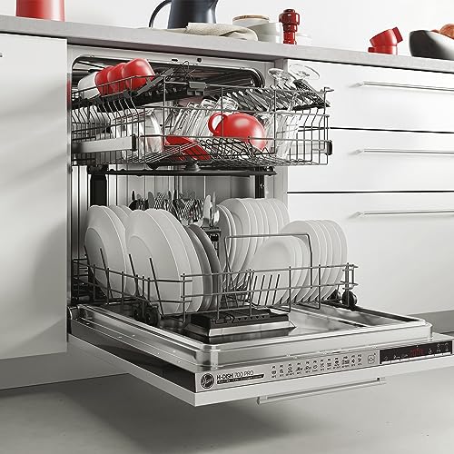 HOOVER HIB 6B2D3FB Einbaugeschirrspüler / 60 cm/WiFi Funktion/Aquastopp / 2 Geschirrschubladen & 1 Besteckschublade / 9 Programme...