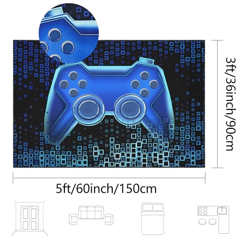 Tapete Gamer 3x5 ft Antideslizante para Sala y Juego miniatura 2