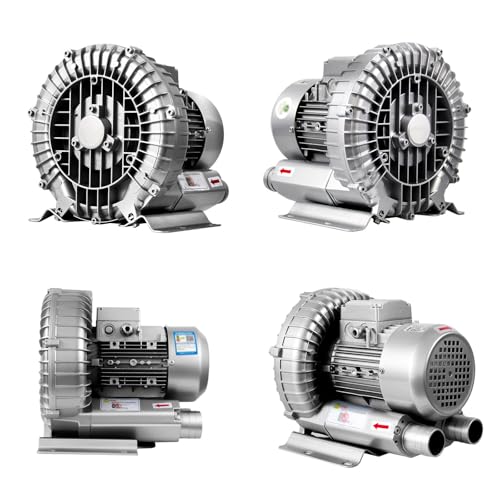 Bomba de aire de alta presión para aireación de estanques y oxigenación de peceras, ideal para acuicultura y gestión de la calidad del agua