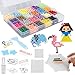 Jooheli Cuentas de Agua 3200 Perlas 24 Colors Fusible Beads Kit con Accesorios DIY de Agua Craft Sticky Kit Set para Niños Niños Crafting Juguetes Educativos
