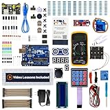 Horizon Uno Electronics Starter Kit with Video Lessons – Arduino-Compatible Board, Sensors, LEDs, Servos & More – Learn Electronics & Coding for Beginners