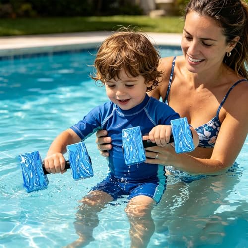 Equipo de entrenamiento acuático para tonificar brazos en la piscina 2