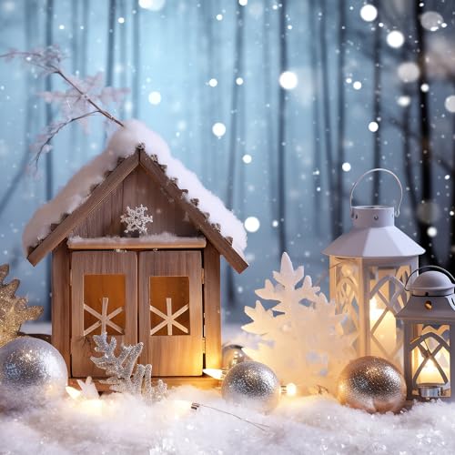Shupakul SP-20 10Oz/285G Christmas Fake Snow Decoration- White Twinkles Artificial Flake Fake Snow Powder Filler- Sparkling Artificial Snow thumb #4