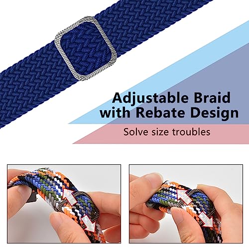 ToVioc Nylon Watch Strap for Xiaomi Mi Band 10/9/8 - Image 4