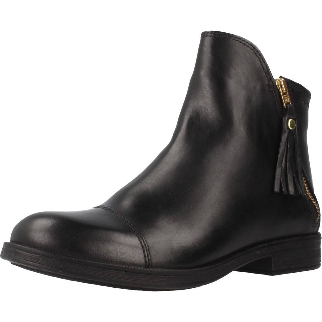 Geox Girl's Jr Agata C Ankle Boots, Black, 1 UK Child