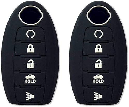 Miniatura 1 de Autobase Funda de silicona para llavero Nissan Rogue Murano Armada Maxima Altima Sedan Pathfinder Infiniti JX35 Q50 Q60 QX56 QX60 QX80  Accesorio de